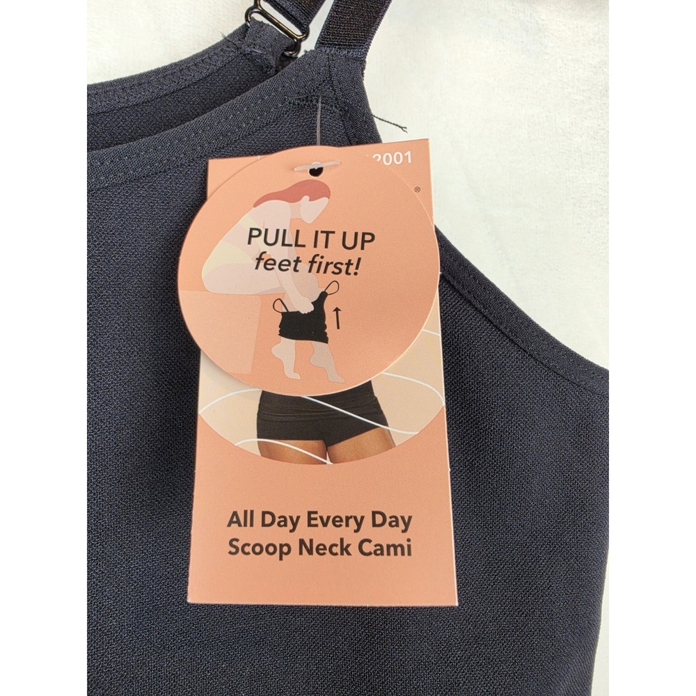 Shapermint Essentials All Day Every Day Scoop Neck Cami Womens 2XL Black NWT - Picture 4 of 9
